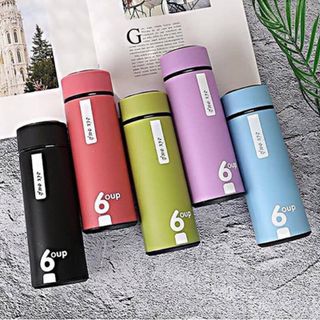 Bình chai 6OUP - Chai thủy tinh vỏ nhựa 400ml