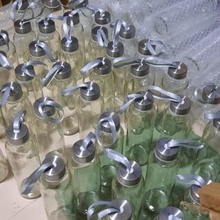 Chai thủy tinh Detox 500ml - Chai thủy tinh dây xách