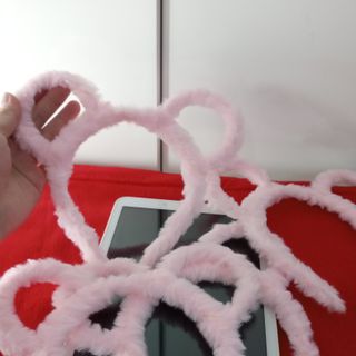 Cài tóc thời trang hồng siêu dễ thương