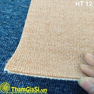 Thảm lót sàn cuộn Indo HT 12 màu Nâu Nhạt (Giá sỉ cho CLB Bida, GYM, Yoga)