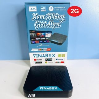 Android Tivi Box Vinabox A15 Ram 2G Rom 16GB, Android 10.0 (2021) giá sỉ
