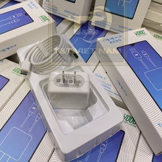 BỘ SẠC NHANH OPPO,REALME TYPE-C 20w [ ] Sạc VOOC 100, Nguyên Seal Full box,