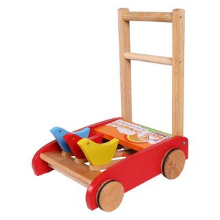 Xe gỗ tập đi có tiếng kêu cho bé