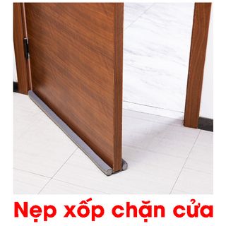 Nẹp mút xốp 95cm chặn đáy cửa cách nhiệt cách âm chống kẹt tay chân bé....