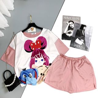 Sét bộ lụa hình dễ thương