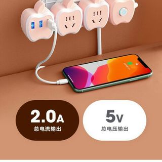 Ổ CẮM ĐIỆN HÌNH QUẢ TÁO IPHONE