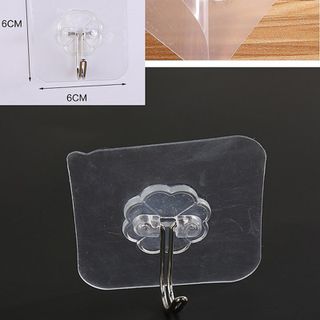 Bộ 10 cái móc dán trong suốt chịu lực