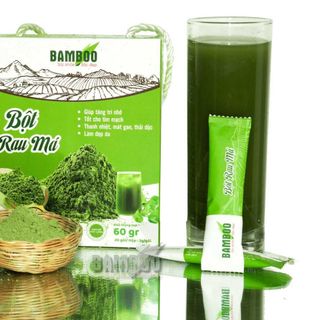 BỘT RAU MÁ BAMBOO NGUYÊN CHẤT 3g -hộp 20 bịch