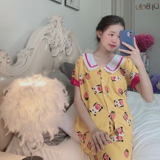 PIJAMA KATE TIỂU THƯ CỔ TO TNQD