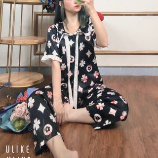 PIJAMA SATIN TIỂU THƯ NƠ TNQD