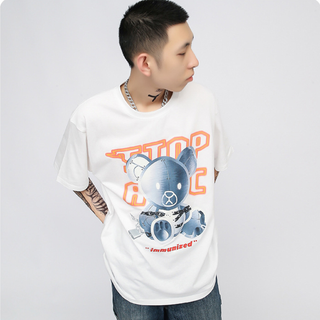 Áo Thun Nam Nữ Unisex Free Size Tay Lỡ Rabit Chrome Notoriot MS20
