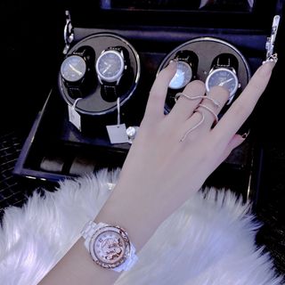 Đồng hồ nữ COACHZ PRESTON BLUSH CERAMIC BRACELET