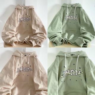 Áo hoodie in IHAM nỉ ngoại mềm mịn nón 2 lớp trẻ trung, năng động