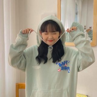 Áo hoodie in BaBy Dino nỉ ngoại mềm mịn nón 2 lớp trẻ trung, năng động