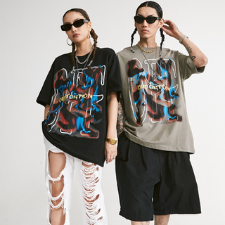 Áo Thun Tay Lỡ Tay Lỡ Unisex Nam Nữ Form Rộng Free Size Off Notoriot MS02