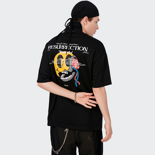 [ ] Áo Thun Tay Lỡ Unisex Nam Nữ Form Rộng Free Size Resurrection Notoriot MS22