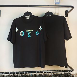 Áo Thun Phản Quang Louis Nhiều Logo Cao Cấp Vải Dày Mịn HOT TRENDS 2021 Piki Store