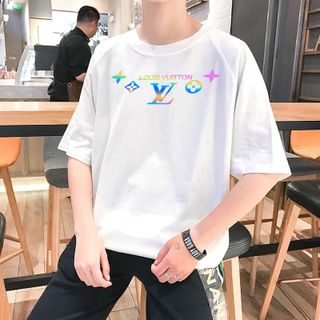 Áo Thun Phản Quang Louis Nhiều Logo Cao Cấp Vải Dày Mịn HOT TRENDS 2021 Piki Store