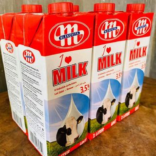 Sữa tươi tiệt trùng Mlekovita Fat 3,5% I Love Milk Hộp 1L