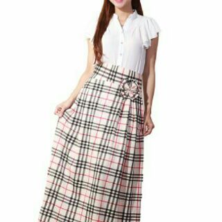 Váy chống nắng loại cotton 100% 2 mặt dày kẻ sọc cao cấp