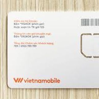 Sim Vietnamobile có 6gb/ngày - 180gb/tháng ( miễn phí tháng đầu)