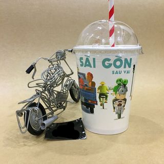 Ly giấy in hình 14oz - 360ml