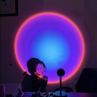 Đèn sàn chiếu hoàng hôn màu cầu vòng giá sỉ
