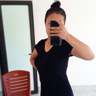 Váy xuông thun lạnh 4 chiều mát cho trung niên dễ mặc dư