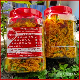 Khô Gà Lá Chanh 500g - Khô Gà Bơ Tỏi | Trọng Khô Gà