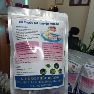 Bài thuốc gia truyền tắm cho bé