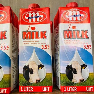 Sữa tươi tiệt trùng Mlekovita Fat 3,5% I Love Milk Hộp 1L