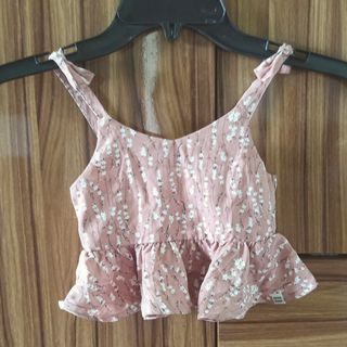 Váy áo trẻ em 2 dây dễ thương phong cách hoa cao cấp