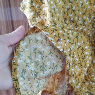 Váy áo trẻ em 2 dây dễ thương phong cách hoa cao cấp