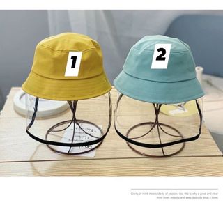 Nón Kính chống giọt bắn Em Bé, 👯 kính trong veo, không bám sương, dầy chắc kính.