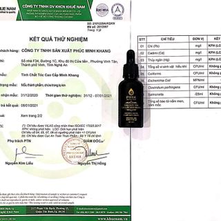 TINH CHẤT MỌC TÓC CAO CẤP MINH KHANG