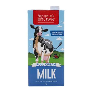 Sữa tươi tiệt trùng Úc Australia's Own nguyên kem Full Cream Delicious Aussie Milk hộp 1L