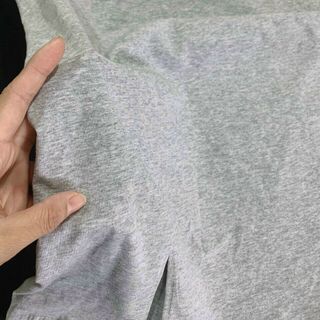 Đầm suông chất cotton in hình đơn giản tay ngắn chiều dài váy đến bắp chân form basic dễ mặc