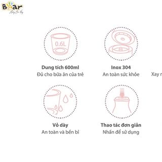 Máy Xay Ăn Dặm Bear QSJ - B02U2