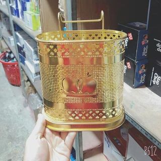 Ống cắm đũa mạ vàng chống rỉ