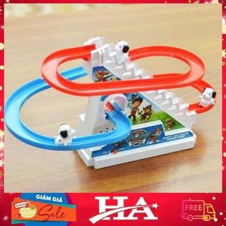 Bộ Đồ Chơi Đường Đua Ô Tô Leo Cầu Trượt Cho Bé Yêu