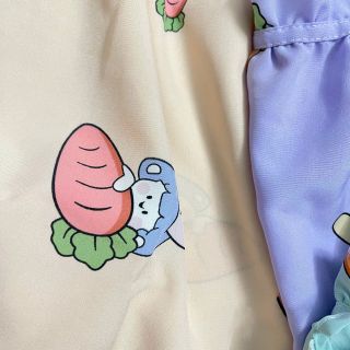 Bộ tiểu thư mặc nhà chất lụa satin mềm mịn áo hai dây quần đùi họa tiết thỏ cà rốt dễ thương