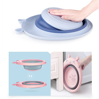 Chậu gấp gọn rửa mặt cho bé