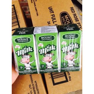 SỮA TƯƠI MOUNT VICTORIA FULL CREAM (NGUYÊN KEM) - THÙNG 24 HỘP 200ML