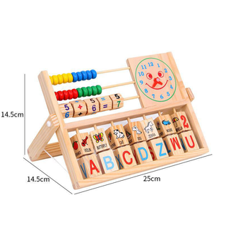 Đồ chơi kệ gỗ chữ số bảng học chữ cái thông minh