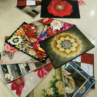 Thảm Lau Chân 3D Thấm Nước Chống Trơn Trượt
