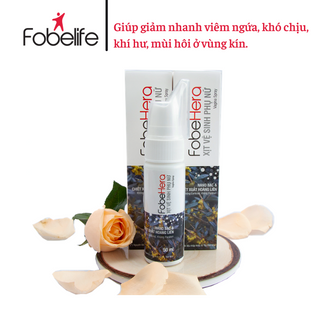 Xịt vệ sinh Phụ Nữ ngăn ngừa viêm nhiễm- Fobe Hera-Chai 50ml