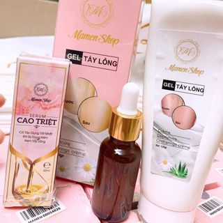 [ ] Combo Triệt Lông Vĩnh Viễn Mamen (Kem Tẩy Lông+serum Triệt Lông Vĩnh Viễn)