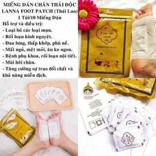 Miếng dán thải độc chân thái lan giá sỉ