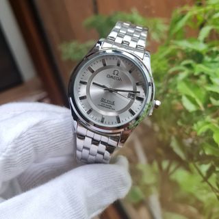 Đồng hồ nam Omega kim trôi dây thép