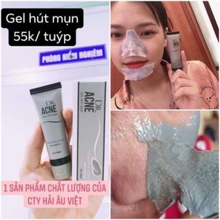 ( ) Gel Lột Mụn - DR.ACNE - Hút sạch mụn cám, mụn đầu đen. Thải độc chì- Sáng da